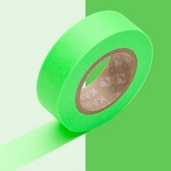 Washi Knal Groen - meter x 1,5 - MT Masking Tape Green | bol.com