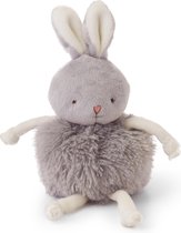 Bunnies By The Bay Roly Poly knuffel konijn 13 cm grijs