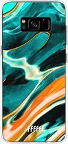 Samsung Galaxy S8 Plus Hoesje Transparant TPU Case - Fresh Waves #ffffff