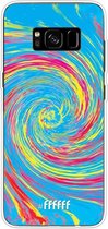 Samsung Galaxy S8 Plus Hoesje Transparant TPU Case - Swirl Tie Dye #ffffff