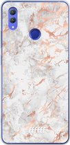 Honor Note 10 Hoesje Transparant TPU Case - Peachy Marble #ffffff