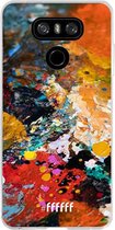 6F hoesje - geschikt voor LG G6 -  Transparant TPU Case - Colourful Palette #ffffff
