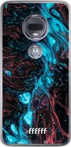 Motorola Moto G7 Hoesje Transparant TPU Case - River Fluid #ffffff