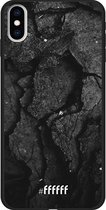 iPhone Xs Max Hoesje TPU Case - Dark Rock Formation #ffffff