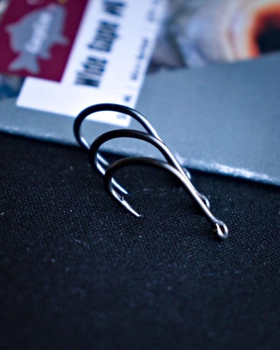 Wide Gape Karperhaken - Haakmaat #4 - 10 stuks - Teflon Coated Karper Haak - Vishaakjes van Genesis Carp — afbeelding 2