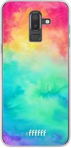 Samsung Galaxy J8 (2018) Hoesje Transparant TPU Case - Rainbow Tie Dye #ffffff