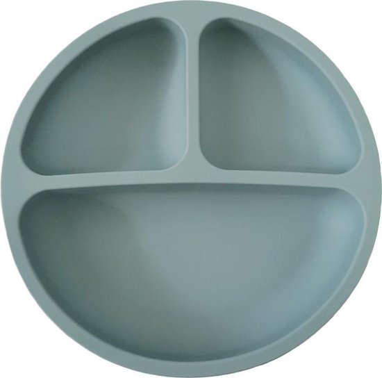 Baby silicone bordje met ZUIGNAP Anti slip placemat Bord zuinap