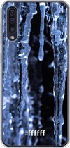 Samsung Galaxy A50s Hoesje Transparant TPU Case - Icicles #ffffff