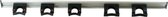 Toolflex Ophangsysteem 90 cm met 5 klemmen (3x 20/30 mm en 2x 30/40 mm)