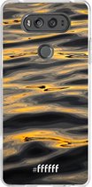 LG V20 Hoesje Transparant TPU Case - Water Waves #ffffff
