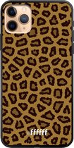 iPhone 11 Pro Max Hoesje TPU Case - Leopard Print #ffffff