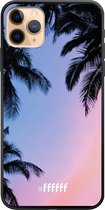 iPhone 11 Pro Max Hoesje TPU Case - Sunset Palms #ffffff