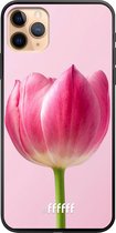 iPhone 11 Pro Max Hoesje TPU Case - Pink Tulip #ffffff