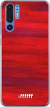 Huawei P30 Pro Hoesje Transparant TPU Case - Scarlet Canvas #ffffff