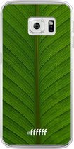 Samsung Galaxy S6 Edge Hoesje Transparant TPU Case - Unseen Green #ffffff