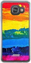 Samsung Galaxy A3 (2016) Hoesje Transparant TPU Case - Rainbow Canvas #ffffff