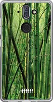 Nokia 8 Sirocco Hoesje Transparant TPU Case - Bamboo #ffffff