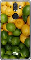 Nokia 8 Sirocco Hoesje Transparant TPU Case - Lemon & Lime #ffffff