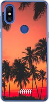 Xiaomi Mi Mix 3 Hoesje Transparant TPU Case - Coconut Nightfall #ffffff