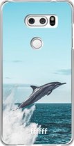 LG V30 (2017) Hoesje Transparant TPU Case - Dolphin #ffffff