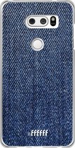 LG V30 (2017) Hoesje Transparant TPU Case - Denim #ffffff