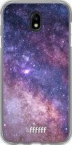 Samsung Galaxy J7 (2017) Hoesje Transparant TPU Case - Galaxy Stars #ffffff