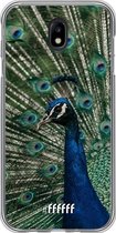 Samsung Galaxy J7 (2017) Hoesje Transparant TPU Case - Peacock #ffffff