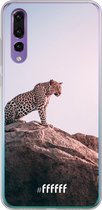 Huawei P30 Hoesje Transparant TPU Case - Leopard #ffffff