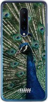 OnePlus 7 Pro Hoesje Transparant TPU Case - Peacock #ffffff