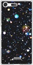 Sony Xperia XZ Premium Hoesje Transparant TPU Case - Galactic Bokeh #ffffff