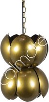 Plafondlamp bloem Goud van Colmore | ø 24cm