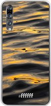 Huawei P20 Pro Hoesje Transparant TPU Case - Water Waves #ffffff