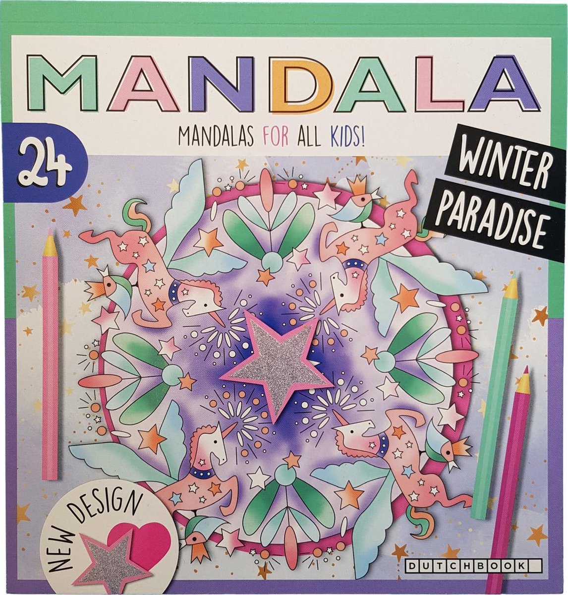 Mandala kleurboek "Winter Paradise"