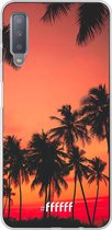 Samsung Galaxy A7 (2018) Hoesje Transparant TPU Case - Coconut Nightfall #ffffff