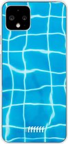 Google Pixel 4 Hoesje Transparant TPU Case - Blue Pool #ffffff