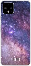 Google Pixel 4 Hoesje Transparant TPU Case - Galaxy Stars #ffffff