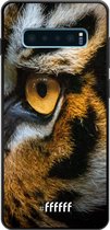 Samsung Galaxy S10 Plus Hoesje TPU Case - Tiger #ffffff