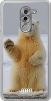 Honor 6X Hoesje Transparant TPU Case - Polar Bear #ffffff