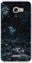 Samsung Galaxy A5 (2017) Hoesje Transparant TPU Case - Dark Blue Marble #ffffff