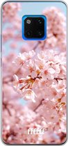Huawei Mate 20 Pro Hoesje Transparant TPU Case - Cherry Blossom #ffffff