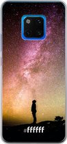 Huawei Mate 20 Pro Hoesje Transparant TPU Case - Watching the Stars #ffffff