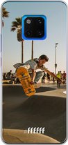 Huawei Mate 20 Pro Hoesje Transparant TPU Case - Let's Skate #ffffff
