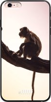 iPhone 6s Plus Hoesje TPU Case - Macaque #ffffff