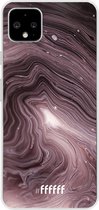 Google Pixel 4 XL Hoesje Transparant TPU Case - Purple Marble #ffffff