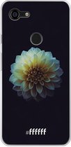 Google Pixel 3 XL Hoesje Transparant TPU Case - Just a perfect flower #ffffff