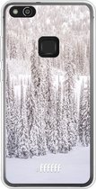 Huawei P10 Lite Hoesje Transparant TPU Case - Snowy #ffffff