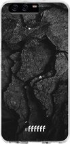 Huawei P10 Hoesje Transparant TPU Case - Dark Rock Formation #ffffff