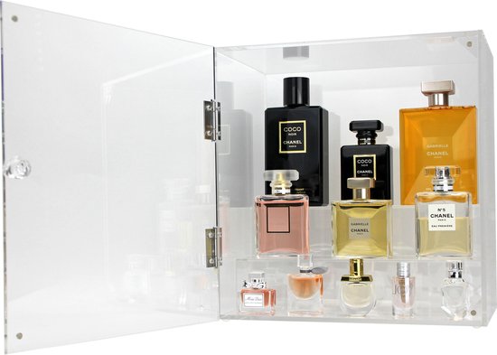 Cosmetica organizer Didi | Transparant | Parfum opbergen | Make-up  Organiser |... | bol.com
