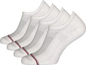 Tommy Hilfiger Iconic Sports Socks (2-pack) - heren sneakersokken katoen - onzichtbaar - wit - Maat: 43-46