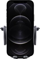 Shop4 - iPhone 12 Pro Autohouder Verstelbare CD Houder Zwart met Draaiklem Zwart